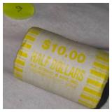 Treasury Roll Unsearched Kennedy Halfs 50c