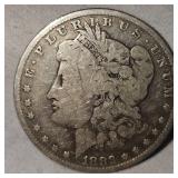 1882 Morgan Dollar $1