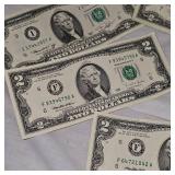 2-1976 $2 Bills, 3-1995 $2 Bills
