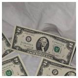 2-1976 $2 Bills, 3-1995 $2 Bills