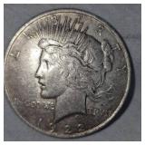 1922 D Peace Dollar $1