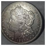 1921 S Morgan Dollar $1 AU Plus, Very Nice
