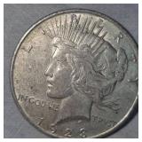 1923 D Peace D $1 VG
