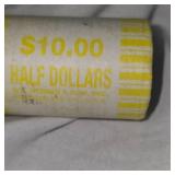Treasury Roll Unsearched Kennedy Halfs 50c