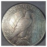 1922 S Peace Dollar $1 VG w/Toning