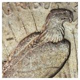 1922 S Peace Dollar $1 w/Gold Toning