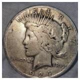 1924 S Peace Dollar $1