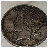 1922D Peace Dollar $1