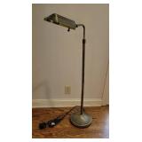 Verilux Brushed Brass Telescoping Floor Lamp, A