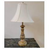 Gold Gilt Corinthian Column Table Lamp