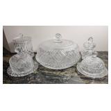 Lead Crystal Covered Buffet Service Collection