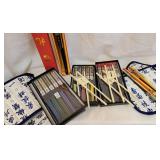 Fun Chopsticks with Asian Kitchen Linens