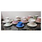 Fine Bone China Cup and Saucer Collection