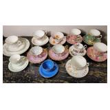 Fine Bone China Cup and Saucer Collection