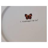 Petite Godinger Porcelain Decorated Insect Biscuit Service