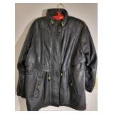 Izzi Buttersoft Black Leather Jacket ~ size L