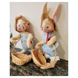 Sweet Anna Lee Mr and Mrs Bunny Dolls