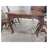Ethan Allen Colonial Spindle Dining Table Set