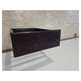 Dark Wood Media Storage Rack / Book Shelf