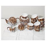 Cardew Design "Tiger / Panther" Coffee & Tea Service Set
