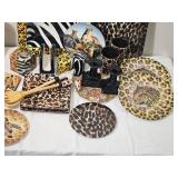 Large Safari-Themed Servingware & Table Décor Collection