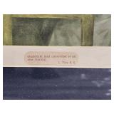 Ole Laurentius Frøvig “Table Prayer” Framed Print