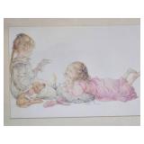 Lisi Martin Pastoral Children Watercolor Print