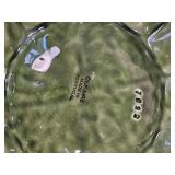 Olfaire Portuguese Green Cabbage Ware Serving Pieces