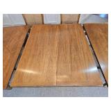 Elegant French Provincial Dining Table with Cane-Back Chairs