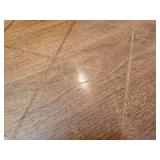 Elegant French Provincial Dining Table with Cane-Back Chairs