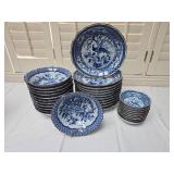 Sadek Porcelain Peacock Motif Service Pieces