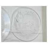 1980s Portuguese Glass Plates by Jose Carvalho Gama Diniz (Approx. 40 Pieces)