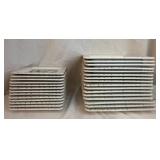 Whimsical Shopping Theme Square Plates and Trays Collection - (28)