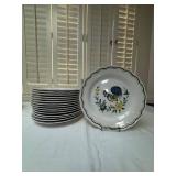 Nikko Rooster Pattern Dinnerware and Serving Set - (76)