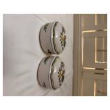 Nikko Rooster Pattern Dinnerware and Serving Set - (76)