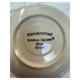 Blue and White Herb Motif Decorative Charger Plate