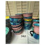 Outta Hand by Amy Hetrick Colorful Ceramic Tea and Dinnerware Collection