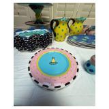 Outta Hand by Amy Hetrick Colorful Ceramic Tea and Dinnerware Collection