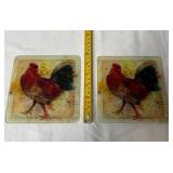 Yellow Talavera Hand Painted Rooster Serving and Tableware Collection
