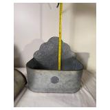 Galvanized Farmhouse Decor and Storage Accent Collection