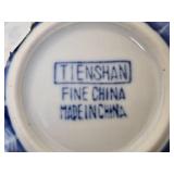 Tien Shan Blue and White Tea and Serving Set