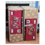 Very Large Nine Piece Resin Nativity Figurine Set