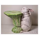 Large Rabbit Pedestal Side Table or Plant Stand
