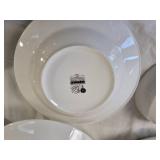 Mixed White Fine China and Dinnerware Serving Collection by Mikasa and Other Makers