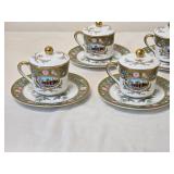 Royal Cornwall Cabinet Limited Edition Cup and Saucer Set of Six