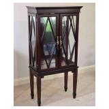 Glass Door Display Cabinet on Stand