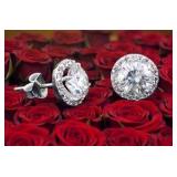 4.00 Ct Certified Diamond Solitaire Studs