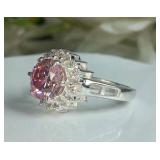 Certified 1.75 Ct Pink Diamond Ring
