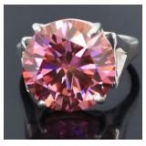 Rare 12.05 Ct Certified Pink Diamond Ring