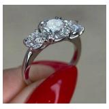 3Ct Trio Diamond Ring